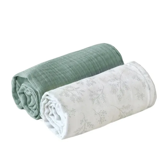 charlie-crane-doli-lot-de-2-langes-b-b-coton-bio-70x70-cm image 1