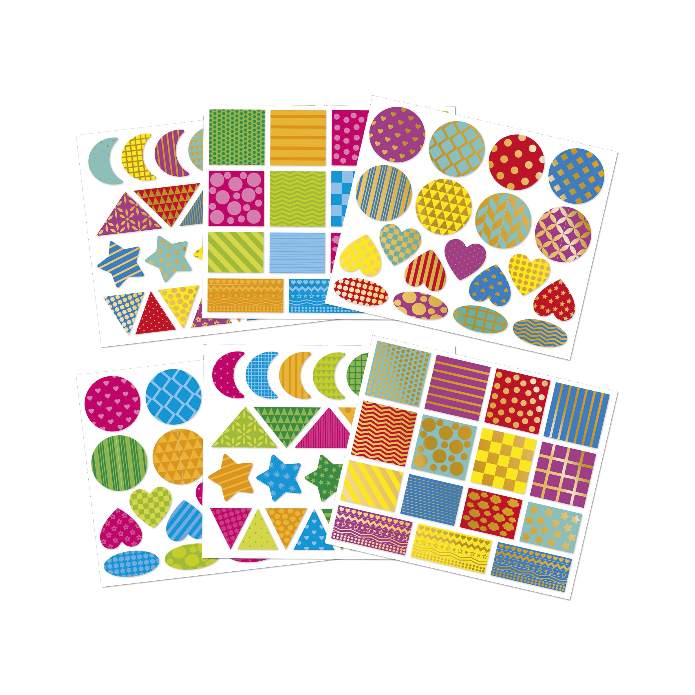 janod-150-grandes-gommettes-j09194-formes-g-om-triques-d-s-18-mois image 2