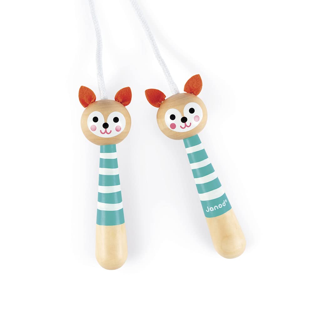 janod-corde-sauter-renard-happy-garden-corde-bois-2-m-tres-ajustable image 2