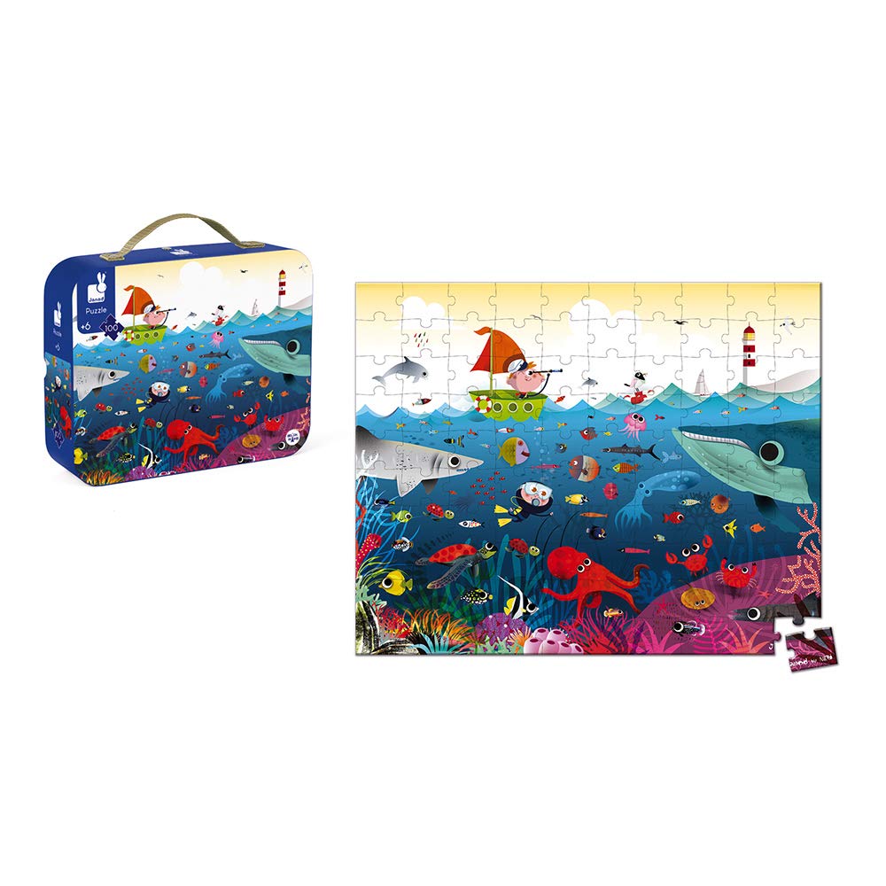 janod-puzzle-le-monde-sous-marin-100-pi-ces-50-x-40-cm image 3