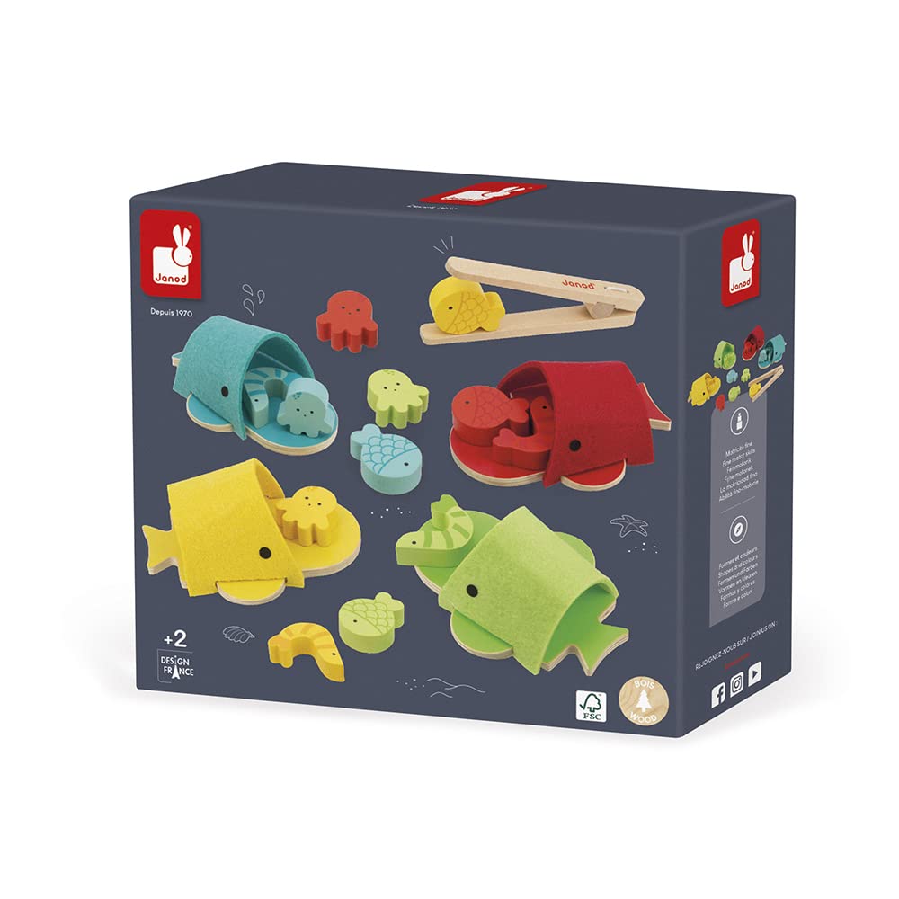 janod-jeu-de-tri-couleurs-baleine-j08276-jouet-veil-bois-17-l-ments-d-s-2-ans image 7