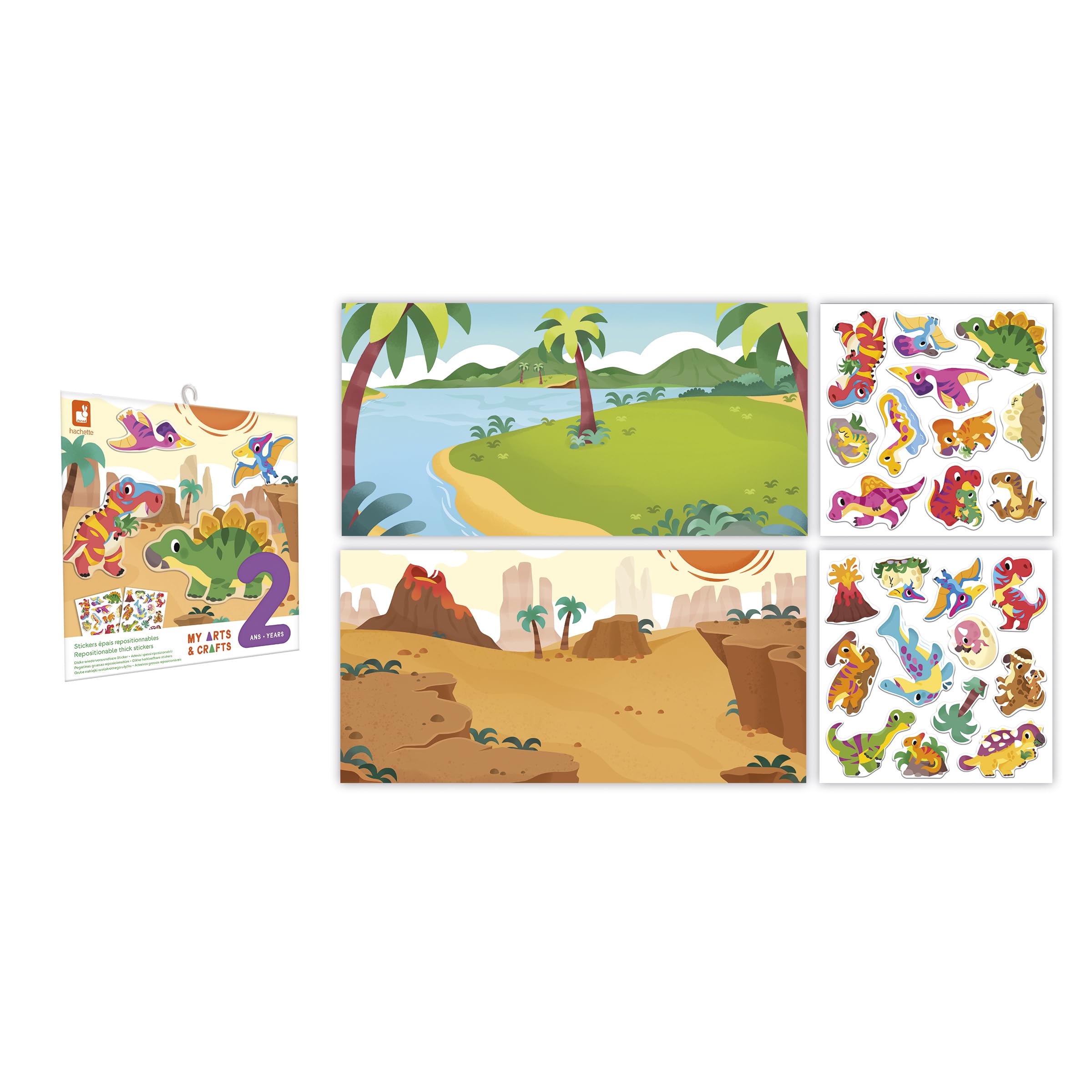 janod-my-arts-crafts-dinosaures-30-stickers-pais-repositionnables-2-d-cors image 6