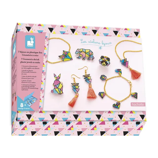 janod-les-ateliers-bijoux-j07996-coffret-7-bijoux-plastique-fou-g-om-trix-cr-er image 1