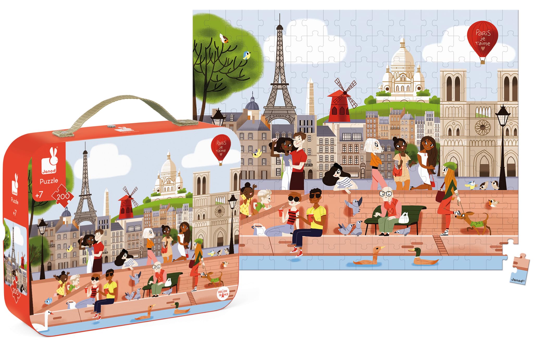 janod-puzzle-enfant-jardin-botanique-200-pi-ces-poster-j02672 image 5