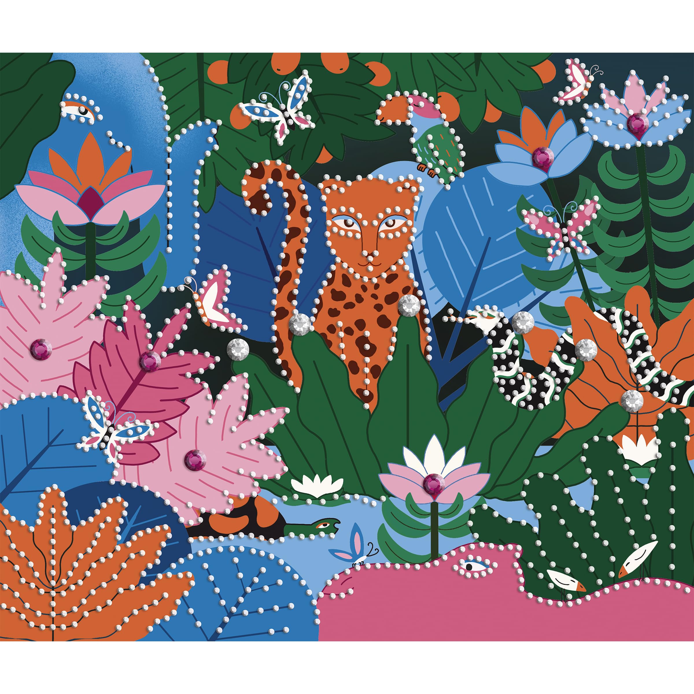 janod-coffret-strass-diamond-painting-phosphorescents-la-jungle-d-s-6-ans image 3
