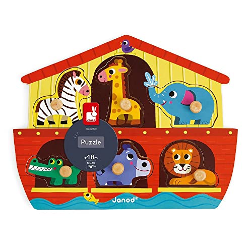 janod-puzzle-arche-de-no-j07062-puzzle-bois-6-pi-ces-tenons-18-mois image 7