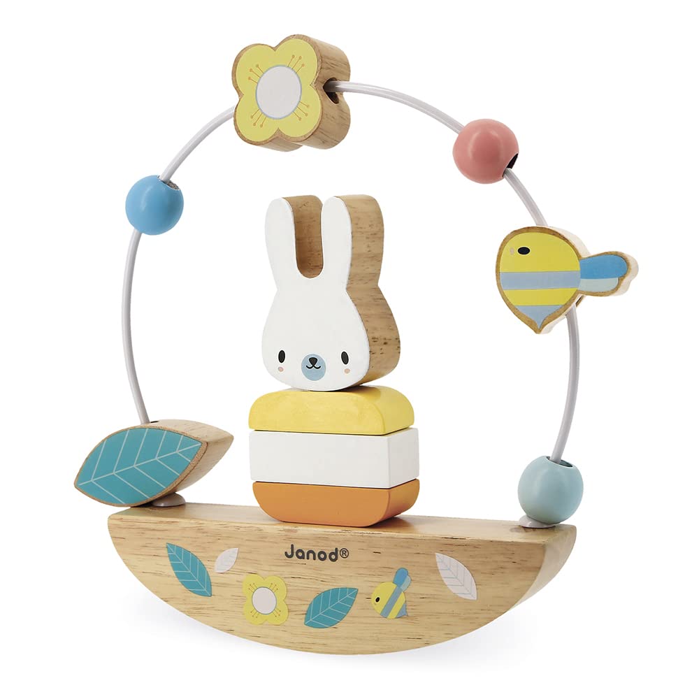 janod-j05149-looping-basculo-lapin-pure-jouet-d-veil-bois-3-en-1 image 3