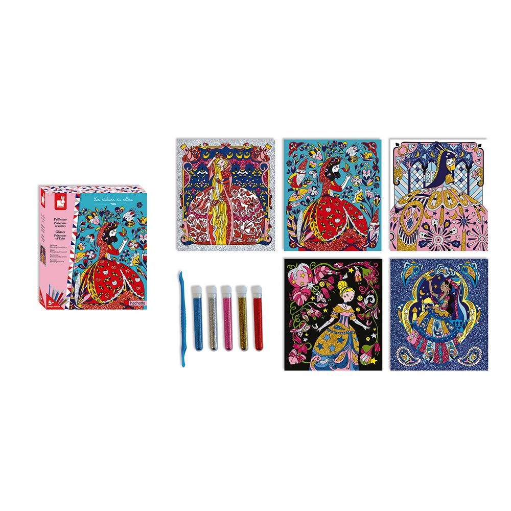 janod-coffret-paillettes-princesses-de-contes-j07886-5-tableaux-les-ateliers-du- image 2