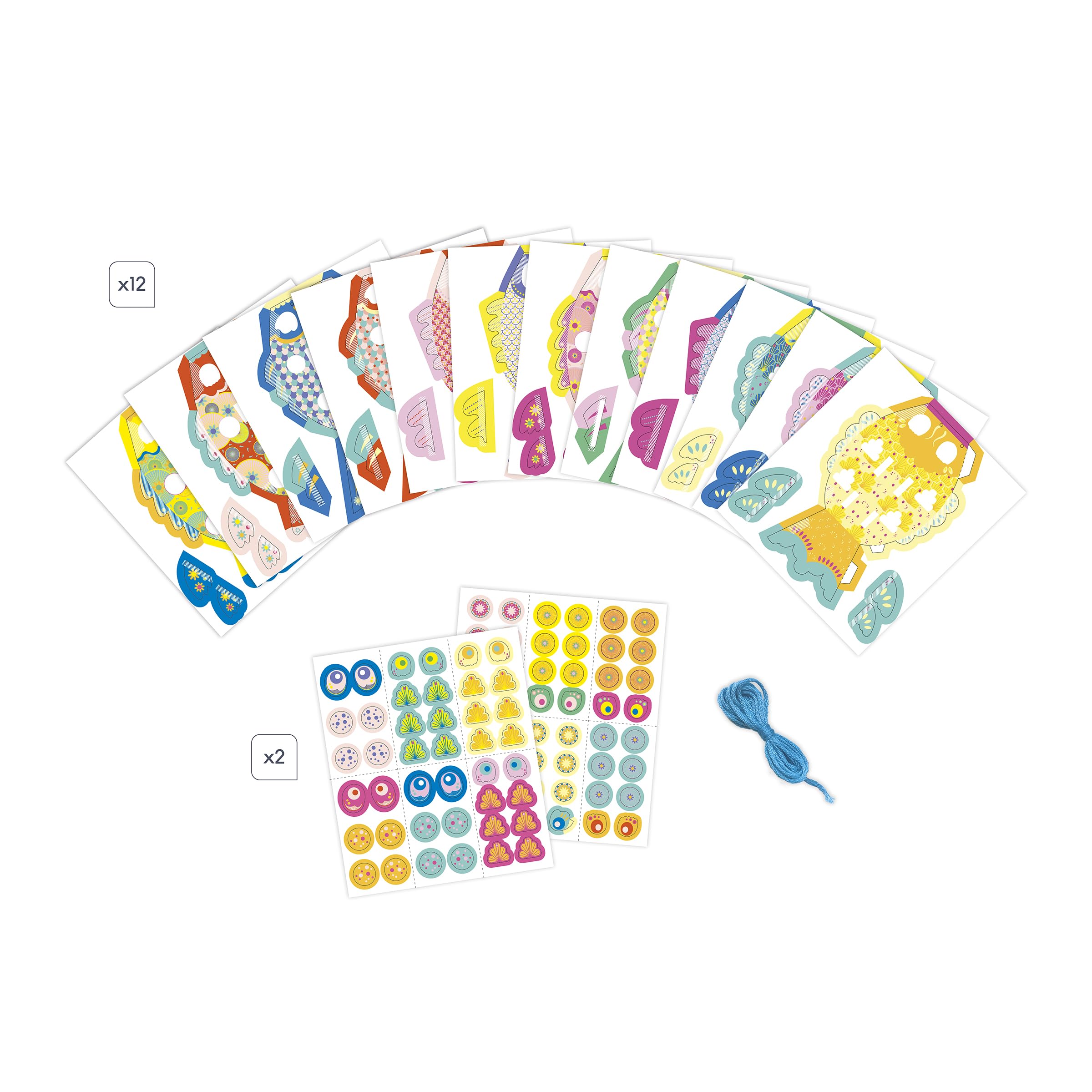 janod-les-ateliers-du-calme-poissons-en-papier-cr-er-kit-12-poissons image 4
