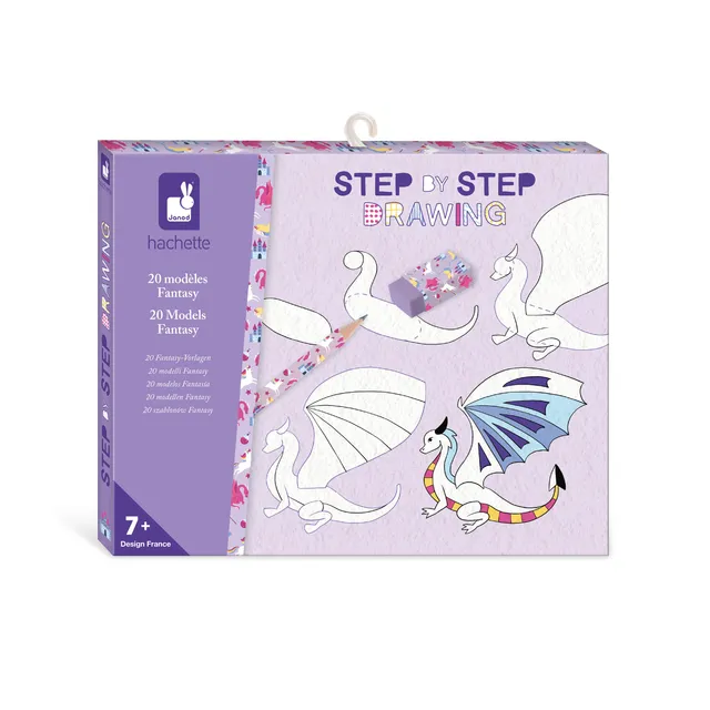 janod-step-by-step-drawing-j09153-kit-dessin-enfant-20-mod-les-fantasy image 1