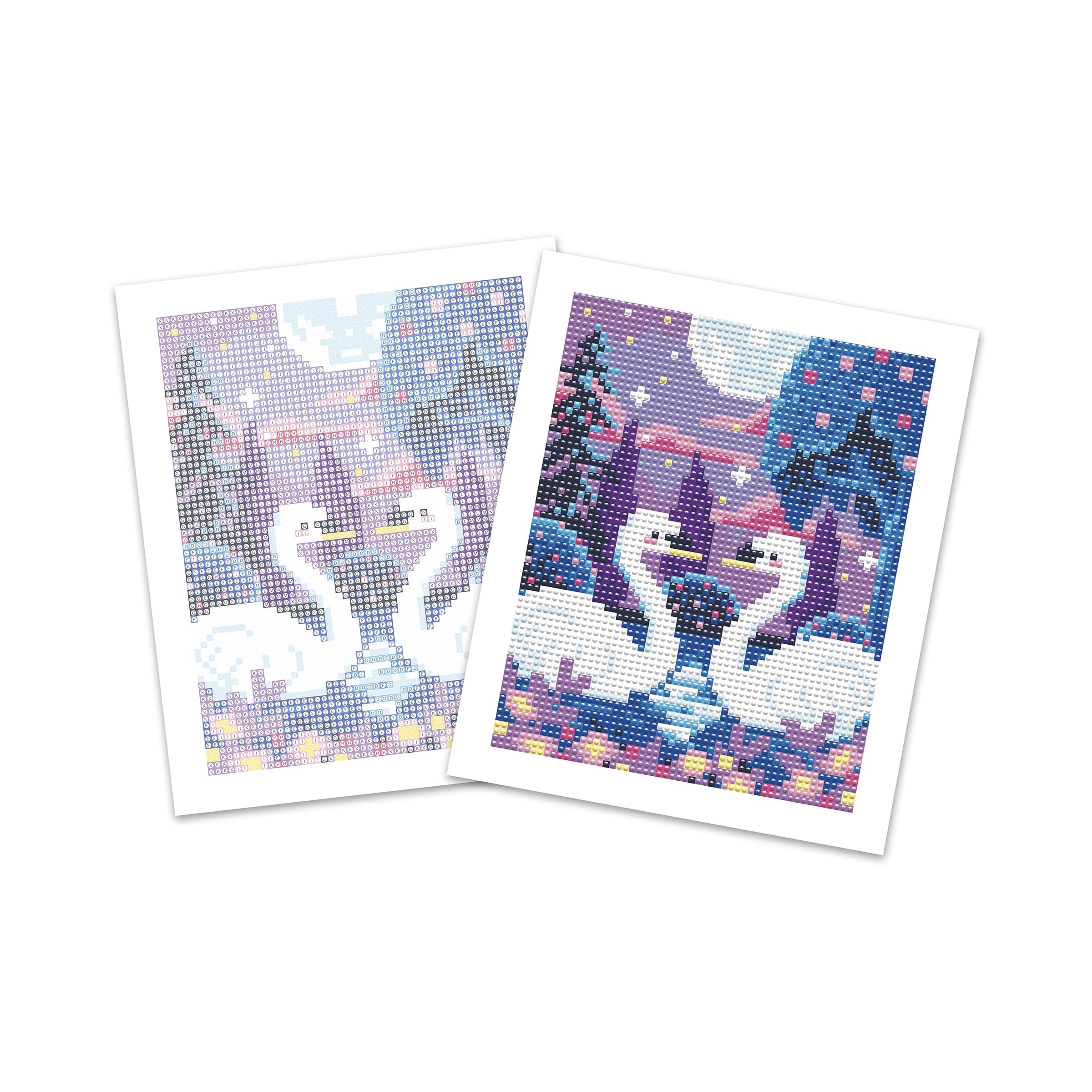 janod-kit-peinture-diamant-phosphorescente-cygnes-tableau-3900-strass-d-s-8-ans image 2