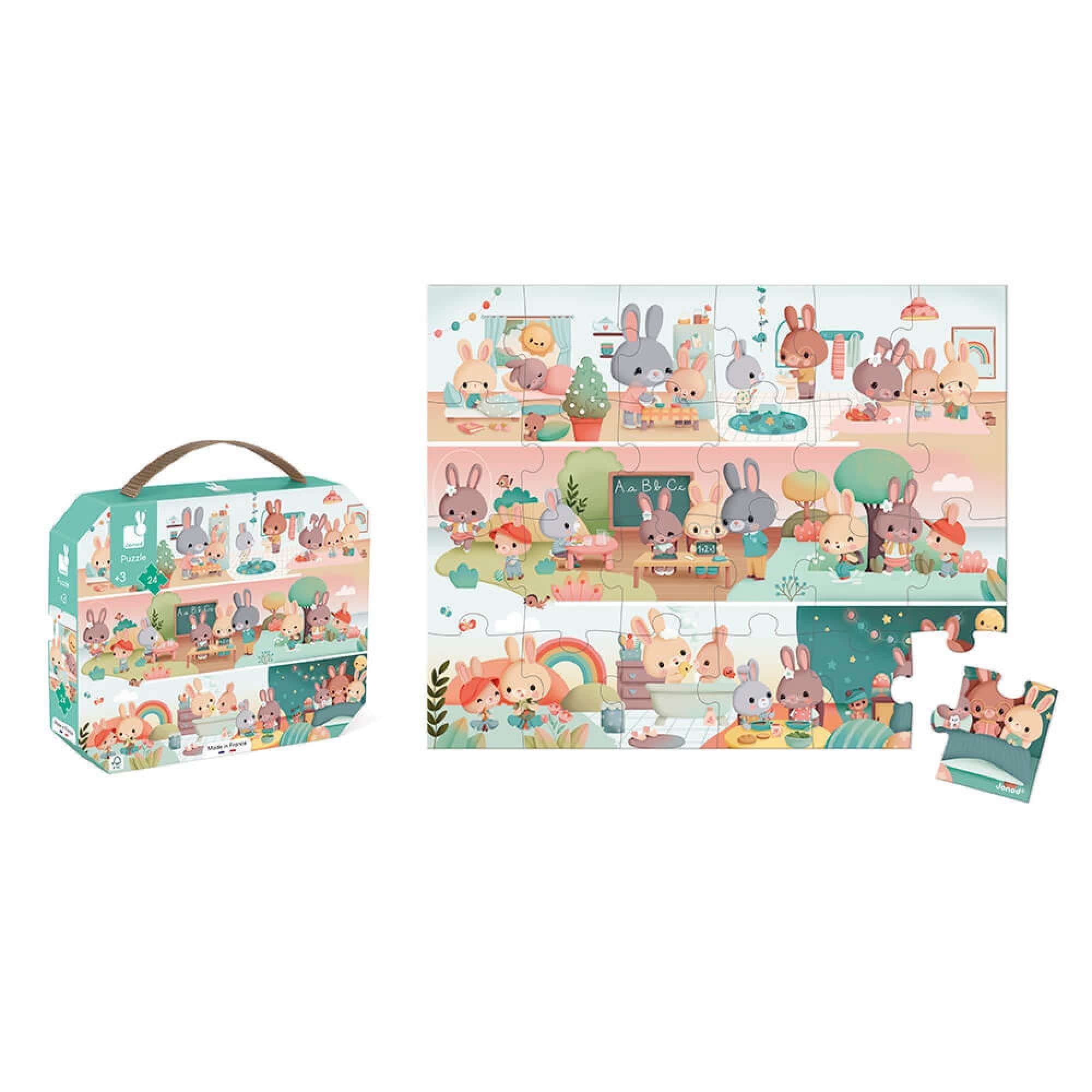 janod-j02601-puzzle-enfant-une-journ-e-24-pi-ces-d-s-3-ans image 3