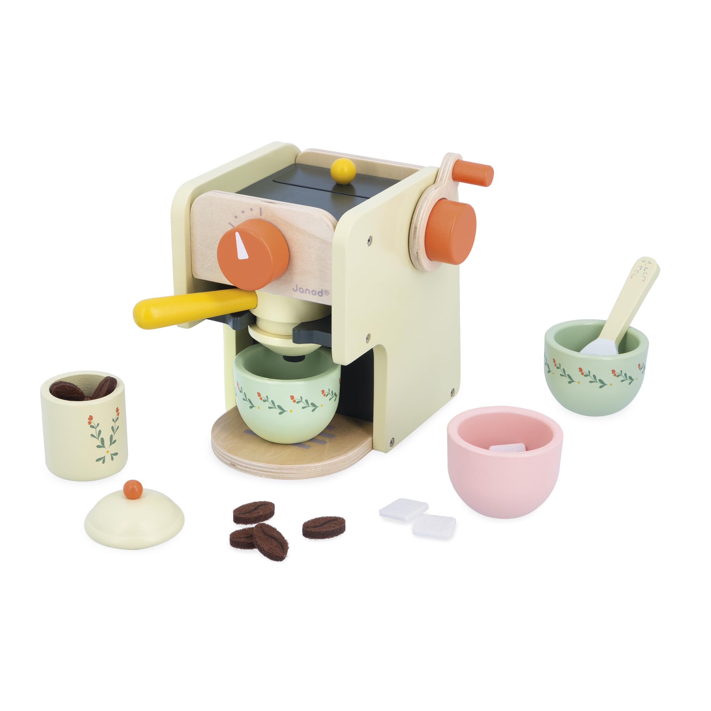 janod-machine-caf-barista-enfant-en-bois-20-accessoires image 2