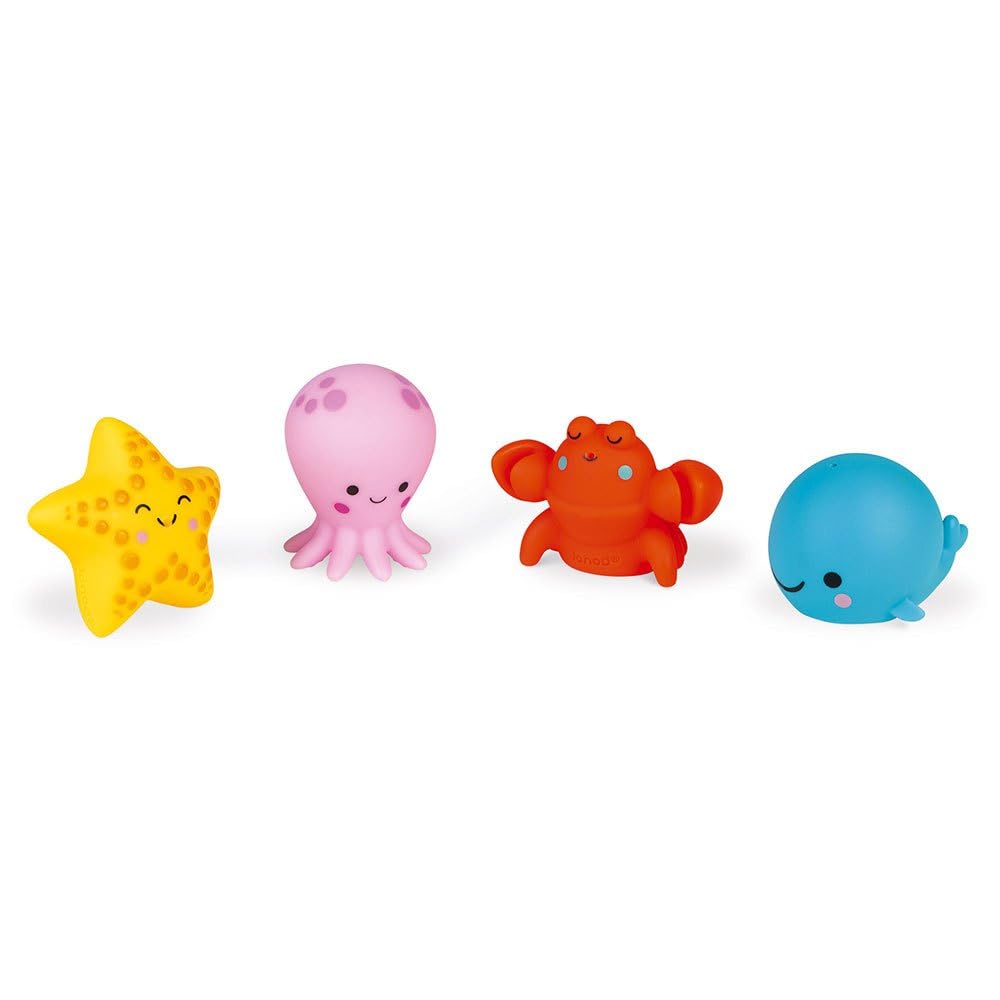 janod-aspergeurs-animaux-de-la-mer-lot-de-4-jouets-de-bain-j04703 image 2