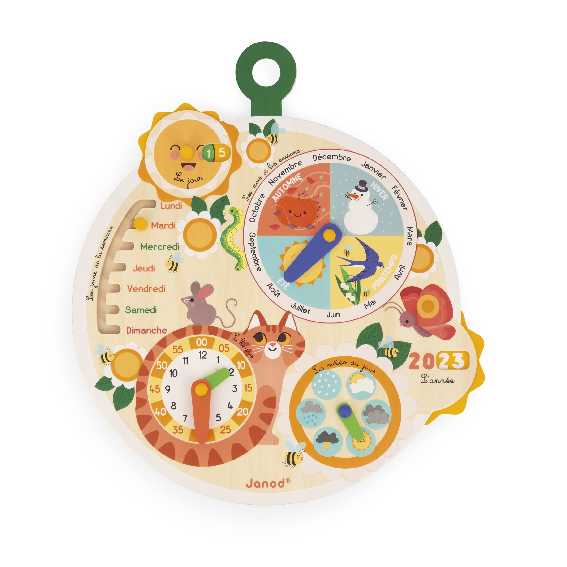 janod-roue-du-temps-en-bois-fsc-j09623-calendrier-ducatif-d-s-3-ans image 1