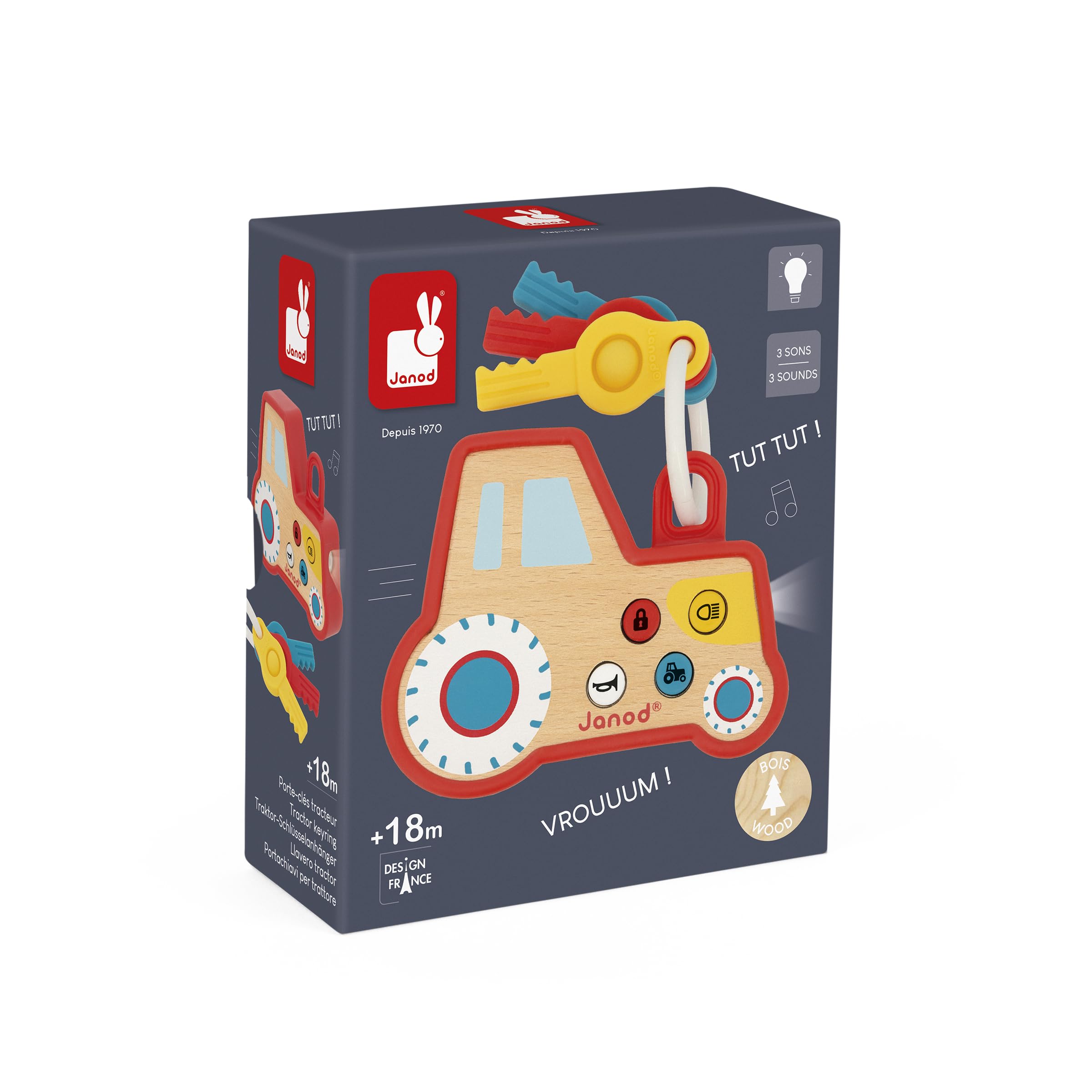 janod-porte-cl-s-hochet-b-b-interactif-tracteur-bois-et-silicone-d-s-18-mois image 7