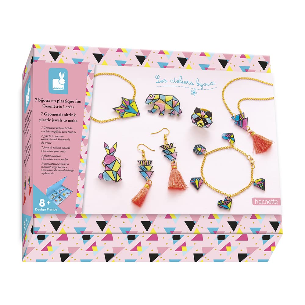 janod-les-ateliers-bijoux-j07996-coffret-7-bijoux-plastique-fou-g-om-trix-cr-er image 1