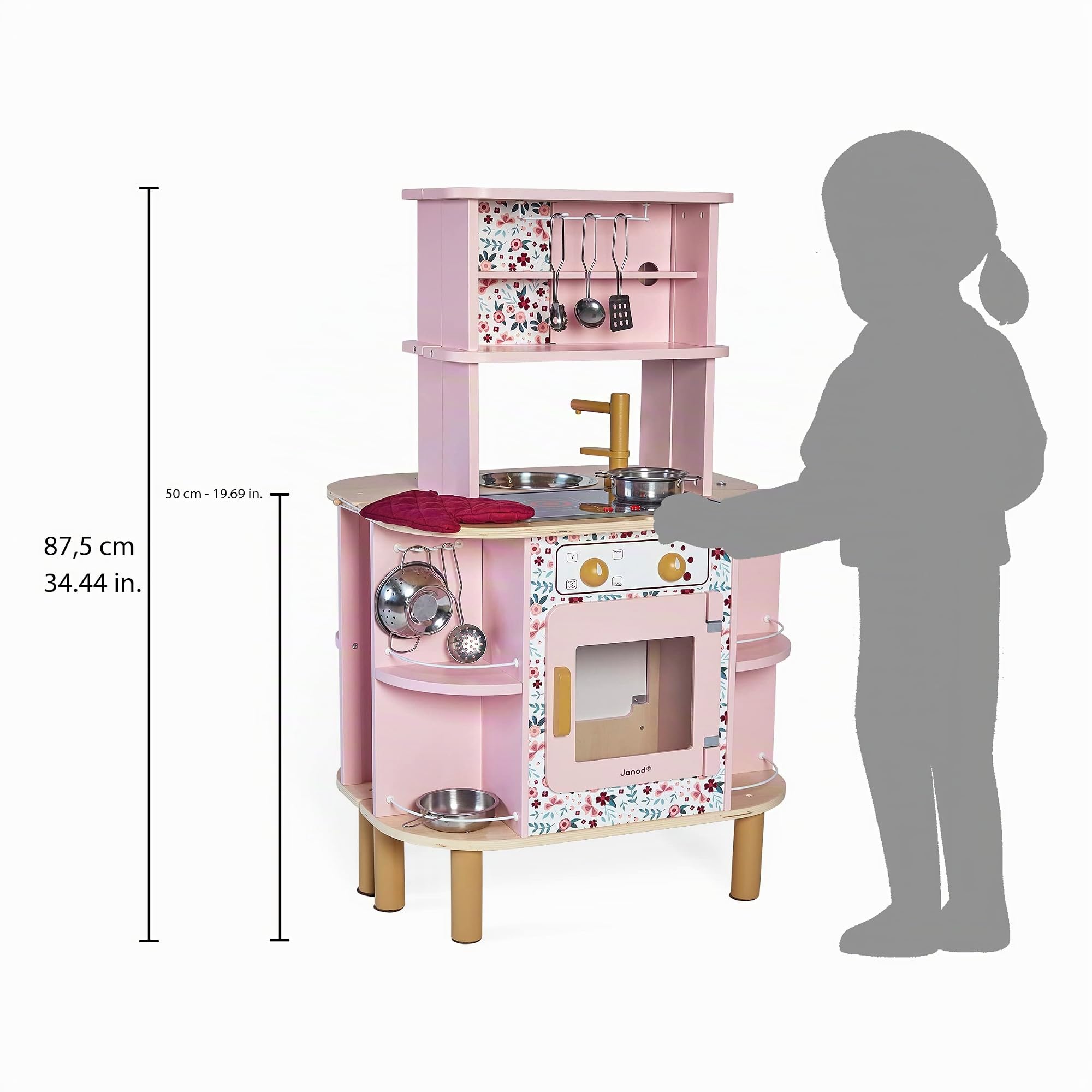 janod-cuisine-en-bois-enfant-twist-cuisine-recto-verso-avec-four-et-8-accessoire image 7
