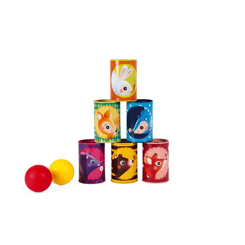 janod-chamboule-tout-animaux-j07726-6-bo-tes-m-tal-2-balles-mousse-d-s-3-ans image 7