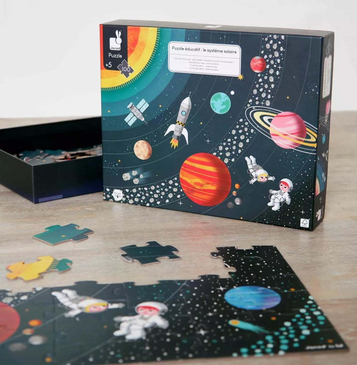 janod-j02678-puzzle-enfant-syst-me-solaire-100-pi-ces-70-x-49-cm image 2