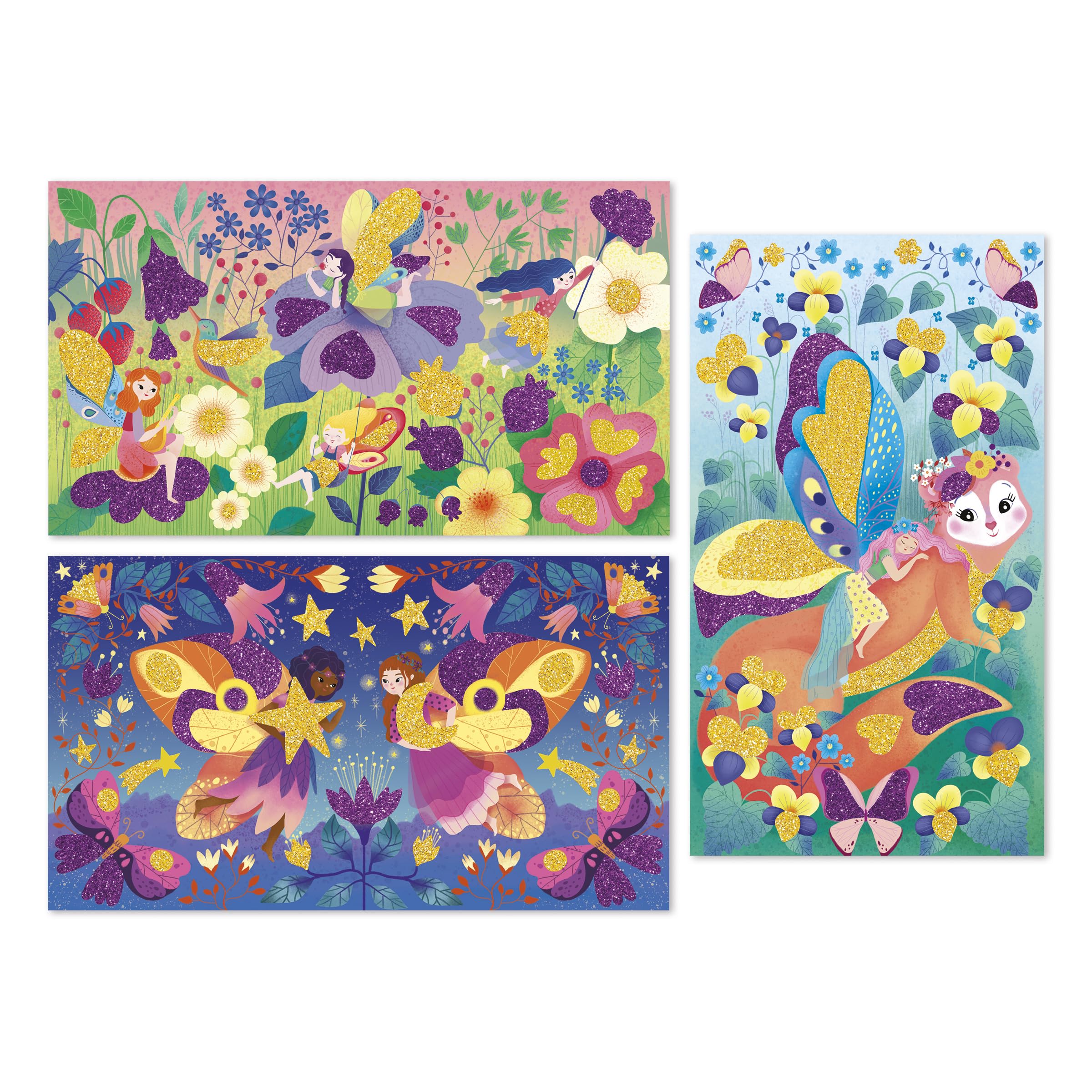 janod-magic-fairies-paillettes-kit-cr-atif-f-es-boh-me-5-10-ans image 2