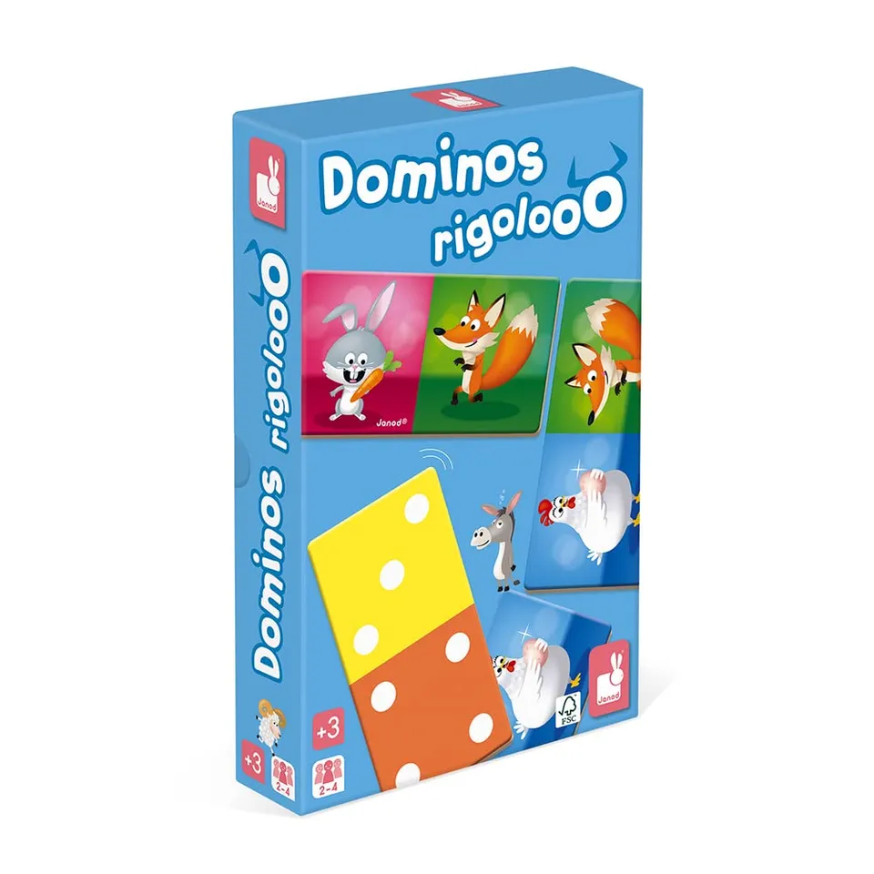 janod-dominos-rigolooo-j02737-jeu-de-dominos-animaux-2-en-1-d-s-3-ans image 1