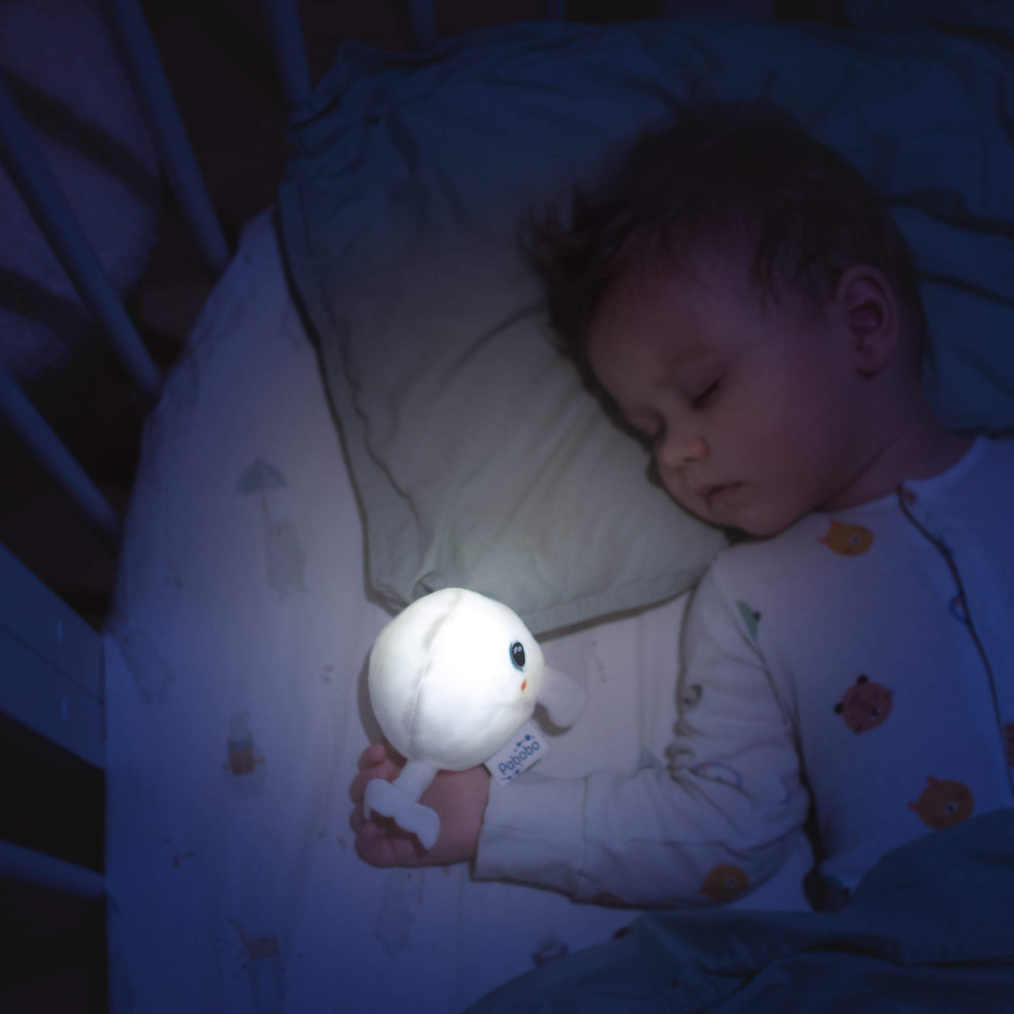 pabobo-veilleuse-baleine-shakies-peluche-doudou-lumi-re-douce-portable-secouer-d image 2