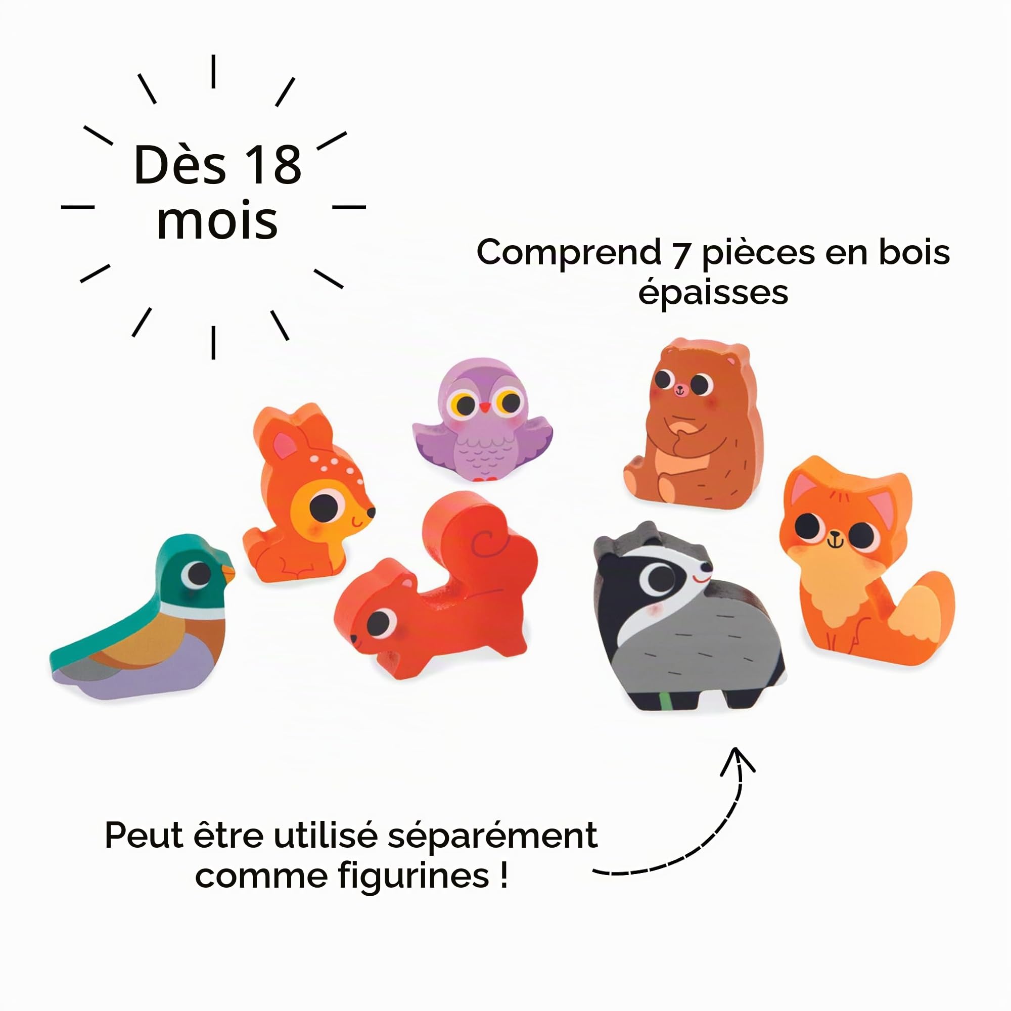 janod-chunky-puzzle-la-for-t-j07123-puzzle-bois-7-pi-ces-d-s-18-mois image 3