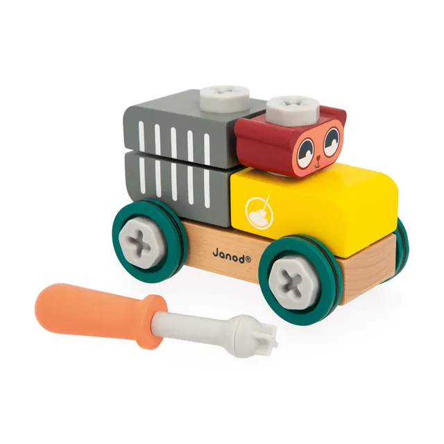 janod-brico-kids-j06458-voiture-bricoler-ours-25-l-ments image 1
