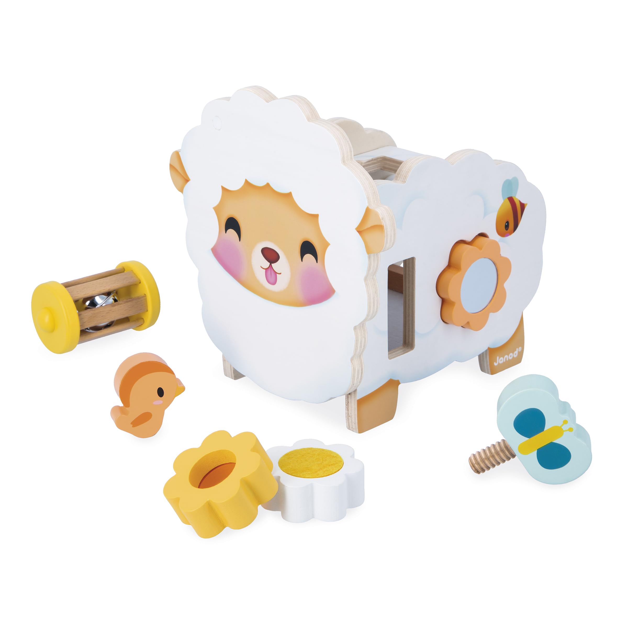 janod-cube-multi-activit-s-mouton-jouet-d-veil-bois-11-activit-s-d-s-18-mois image 1