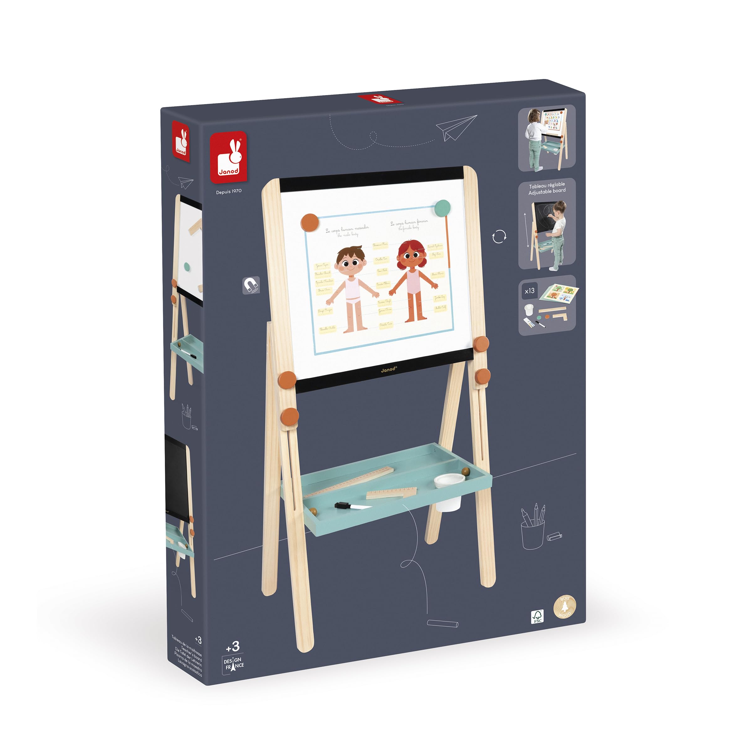 janod-tableau-double-face-en-bois-ajustable-ardoise-craie-blanche-magn-tique-18- image 7