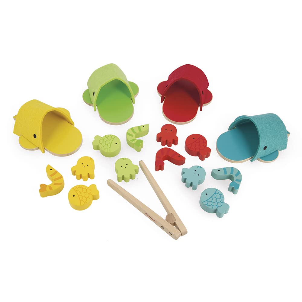 janod-jeu-de-tri-couleurs-baleine-j08276-jouet-veil-bois-17-l-ments-d-s-2-ans image 4