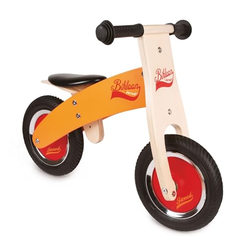 janod-little-bikloon-j03263-ma-premi-re-draisienne-en-bois-orange-rouge image 8