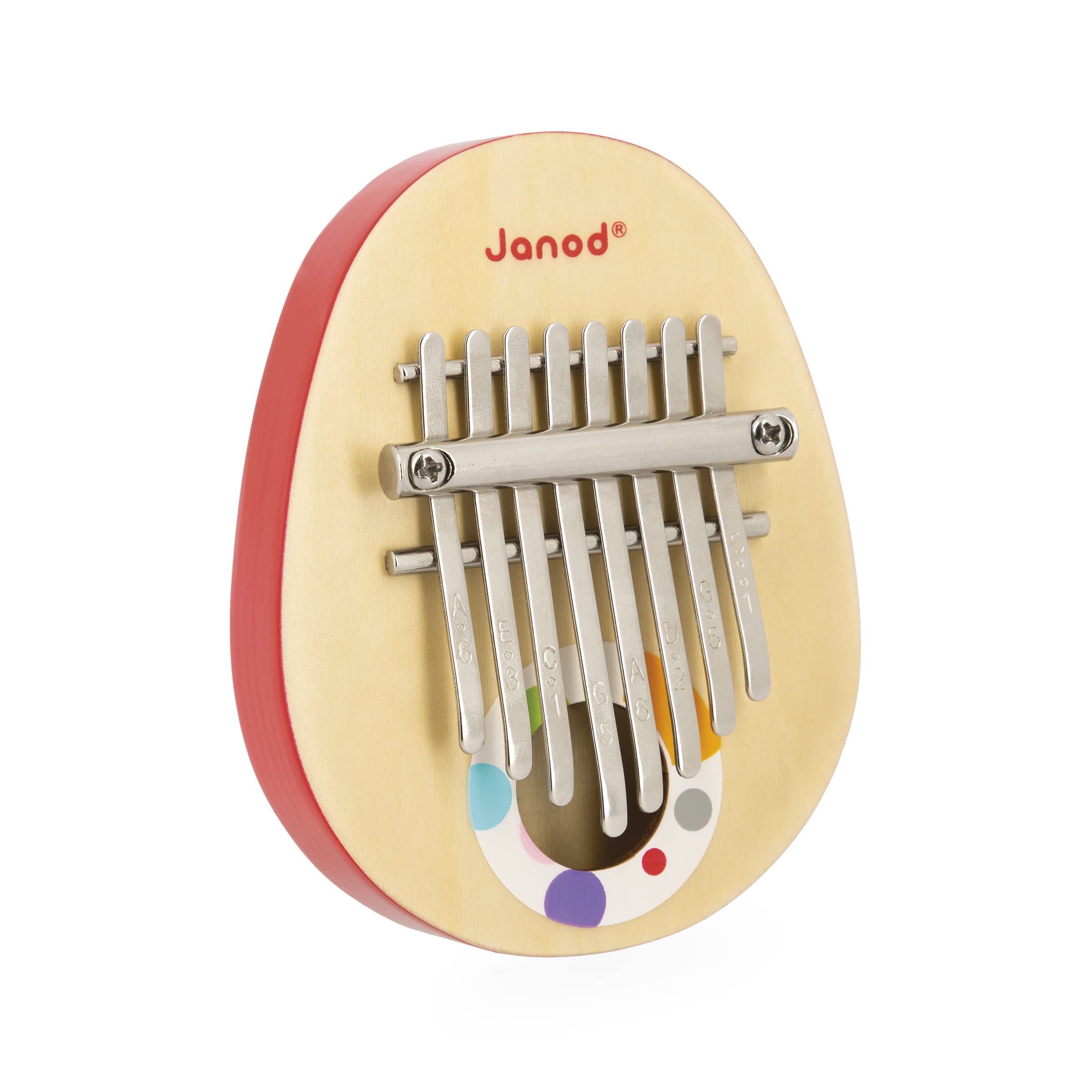 janod-confetti-kalimba-enfant-8-cl-s-m-tal-j07642 image 1