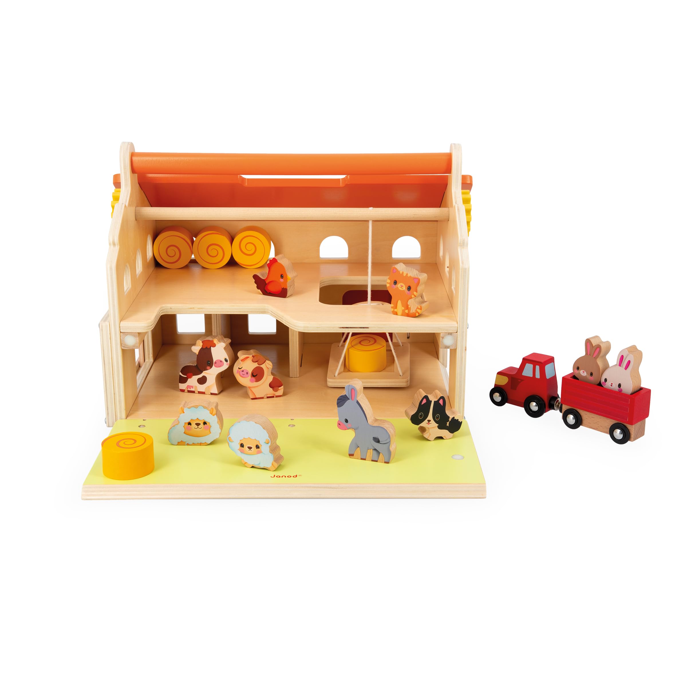 janod-j03318-ma-premi-re-ferme-en-bois-16-accessoires-avec-tracteur-et-animaux image 3