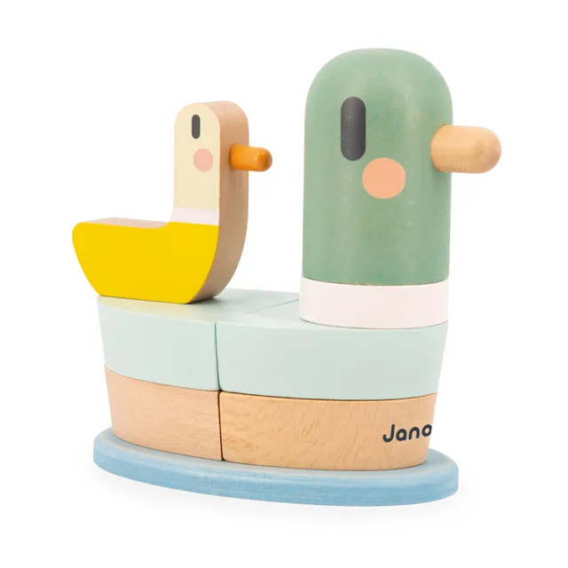 janod-j04059-empilable-canard-sweet-cocoon-7-pi-ces-en-bois-fsc image 1