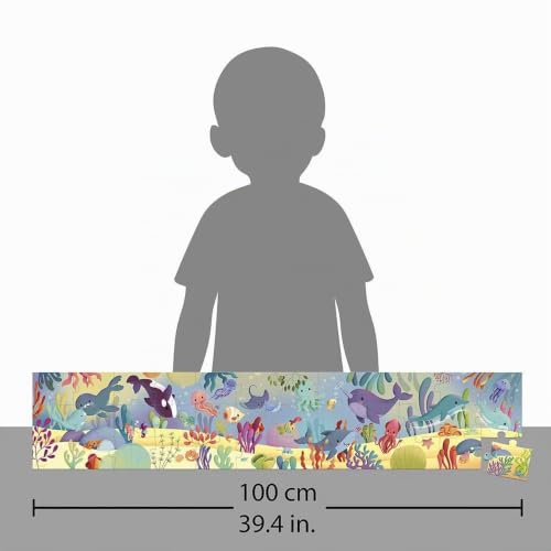 janod-puzzle-frise-animaux-marins-36-pi-ces-poster-made-in-france image 6