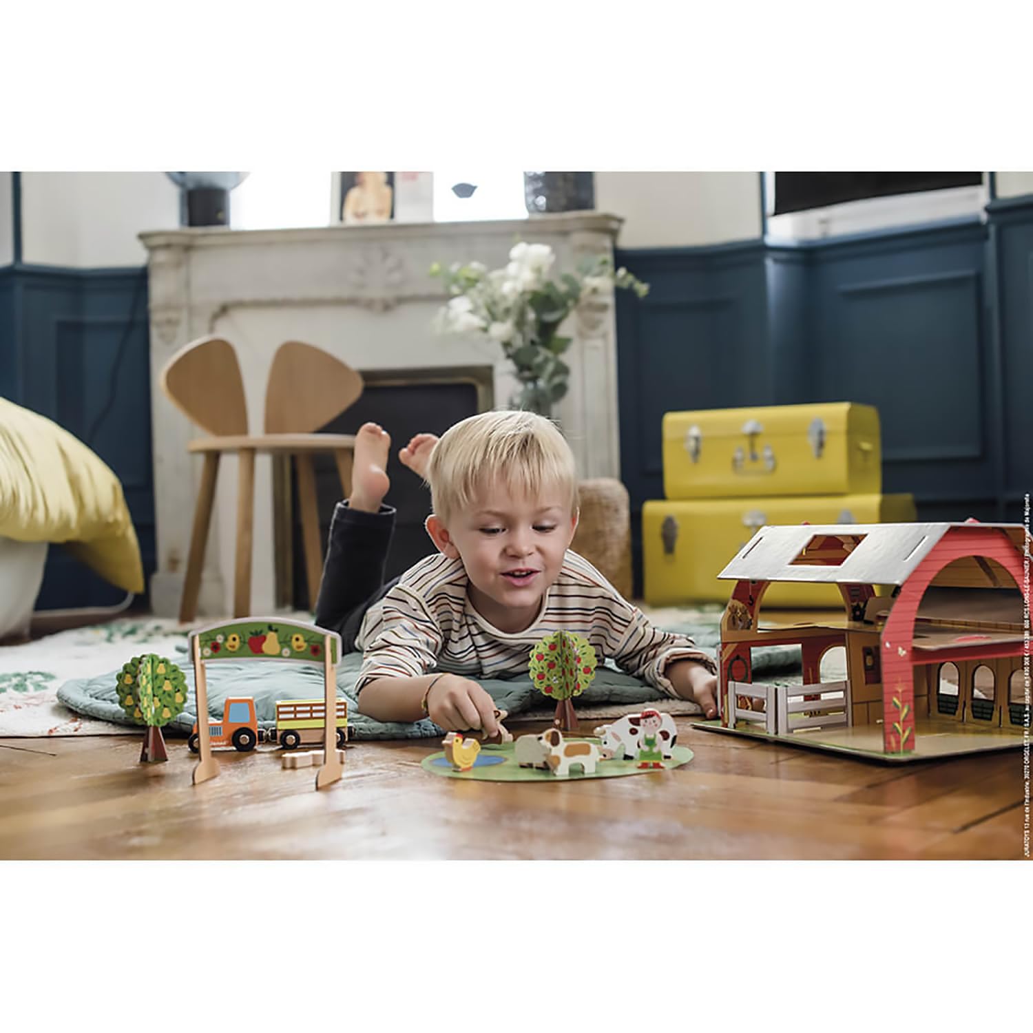 janod-ferme-des-animaux-story-j08577-ferme-construire-10-figurines-bois image 3