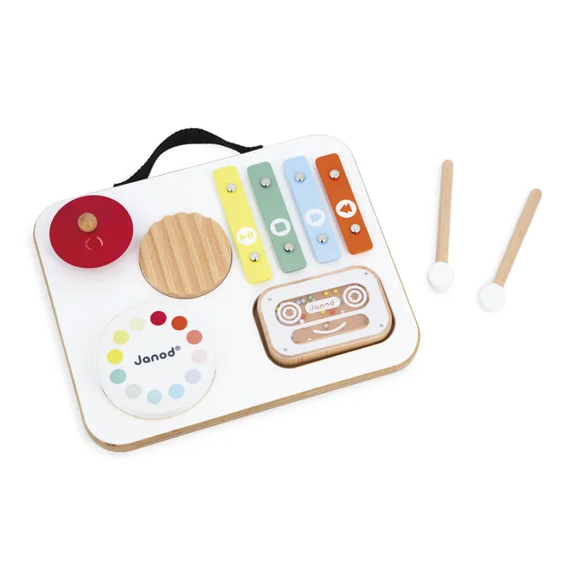 janod-table-musicale-en-bois-b-b-5-activit-s-2-baguettes image 1