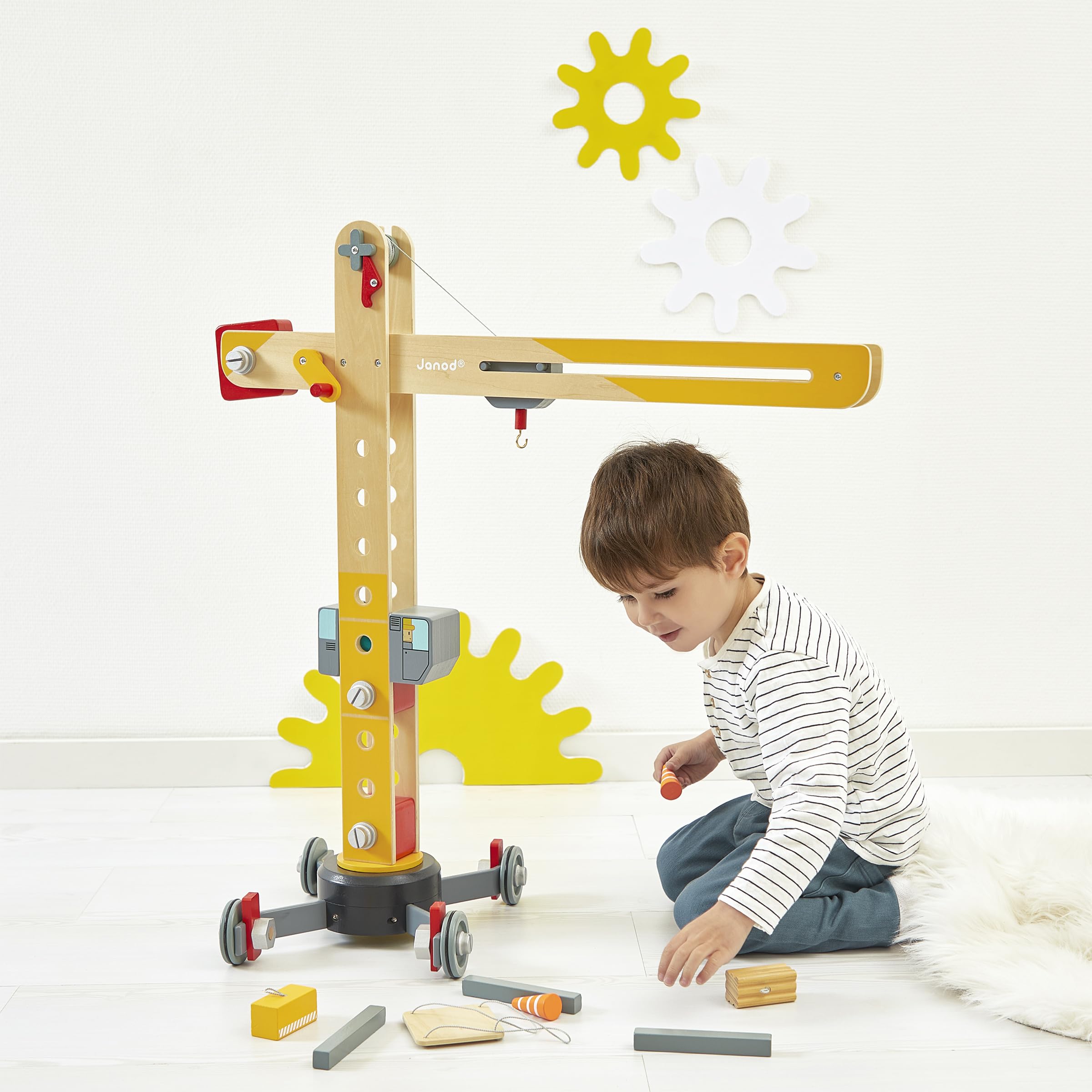 janod-brico-kids-grande-grue-en-bois-74-cm-jeu-de-construction-360 image 2