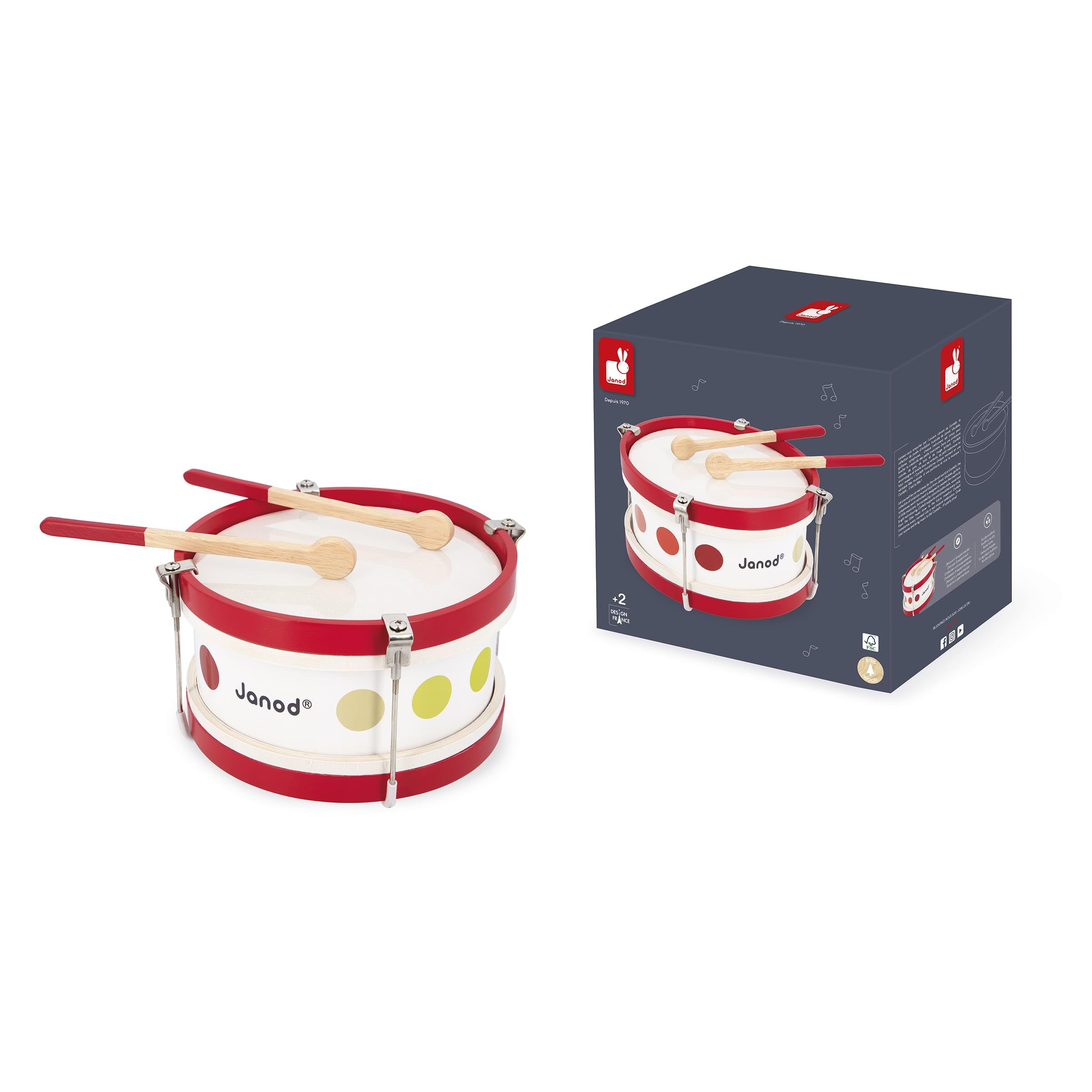 janod-confetti-4507608-tambour-en-bois-avec-baguettes-2-5-ans image 6