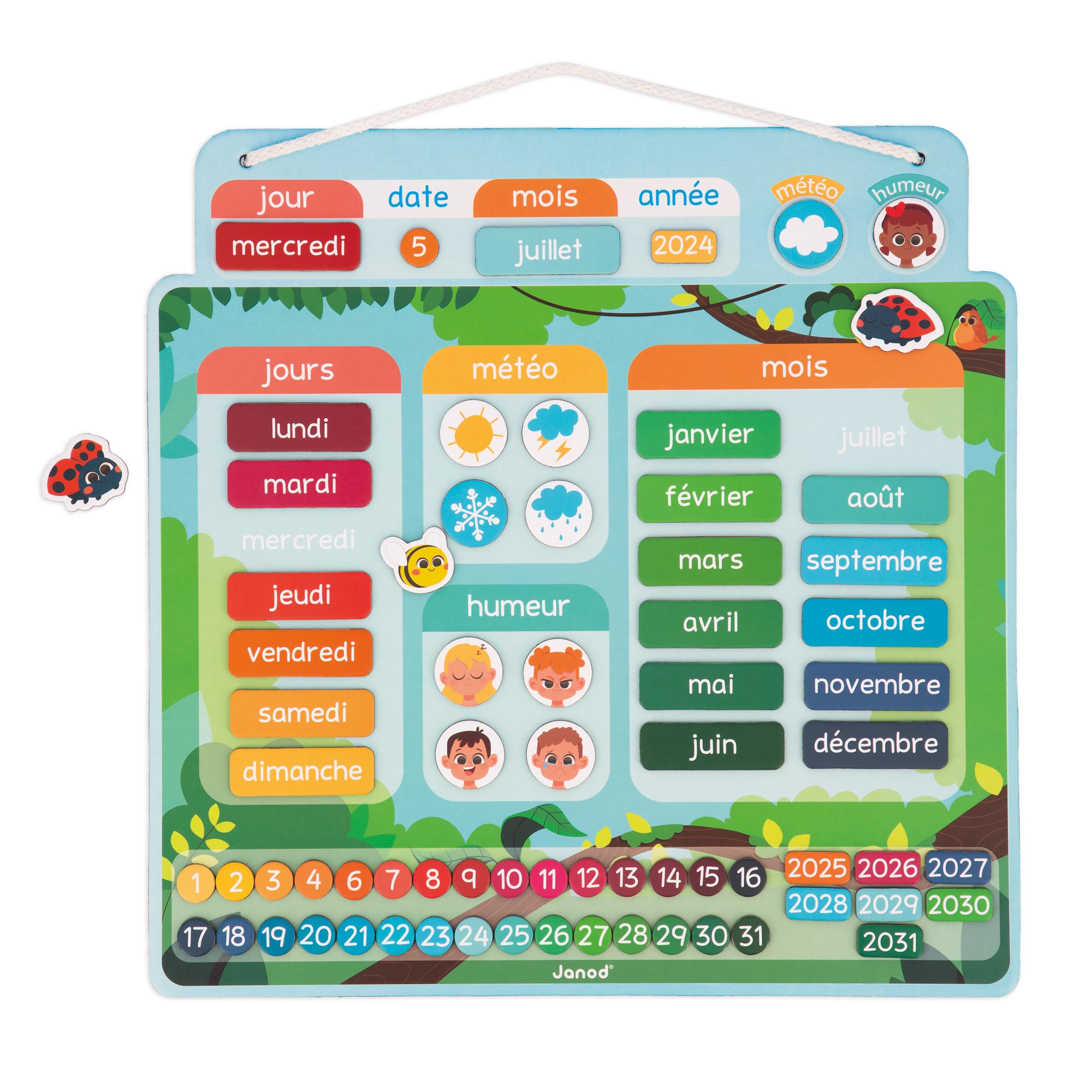 janod-calendrier-magn-tique-fran-ais-j05466-71-magnets image 2