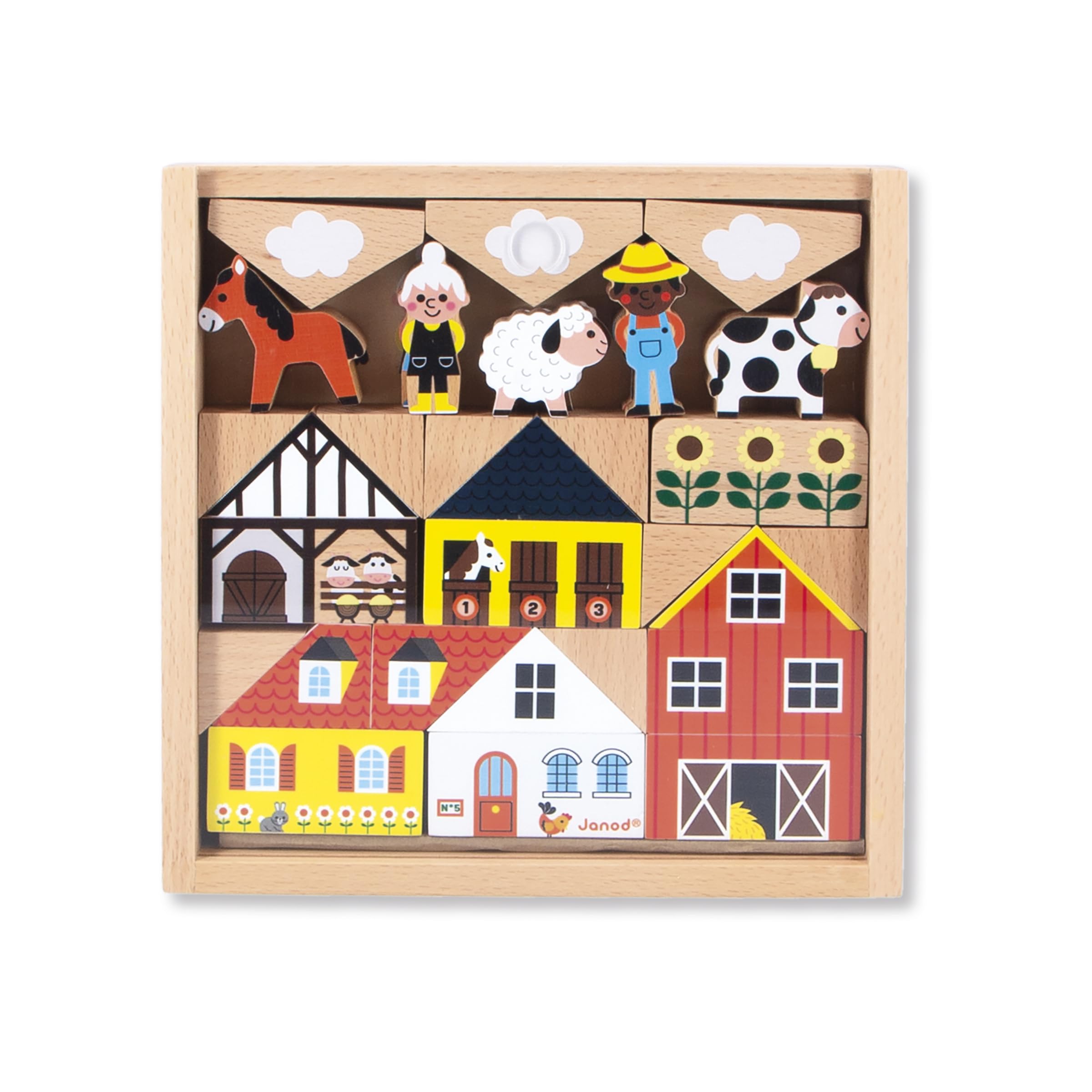 janod-cross-roads-campagne-j05937-set-de-34-cubes-en-bois-massif image 2