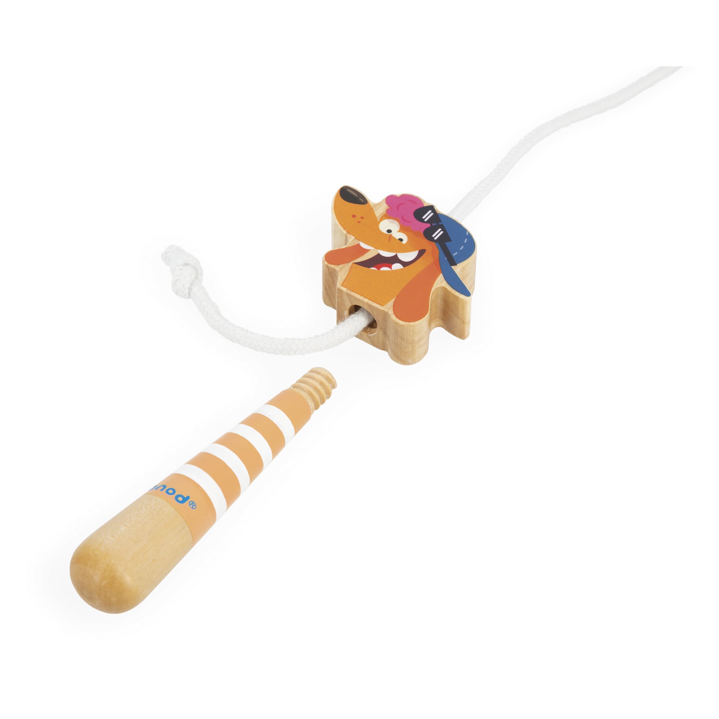 janod-corde-sauter-r-glable-chien-j03378-2-m-jouet-d-ext-rieur-bois image 3