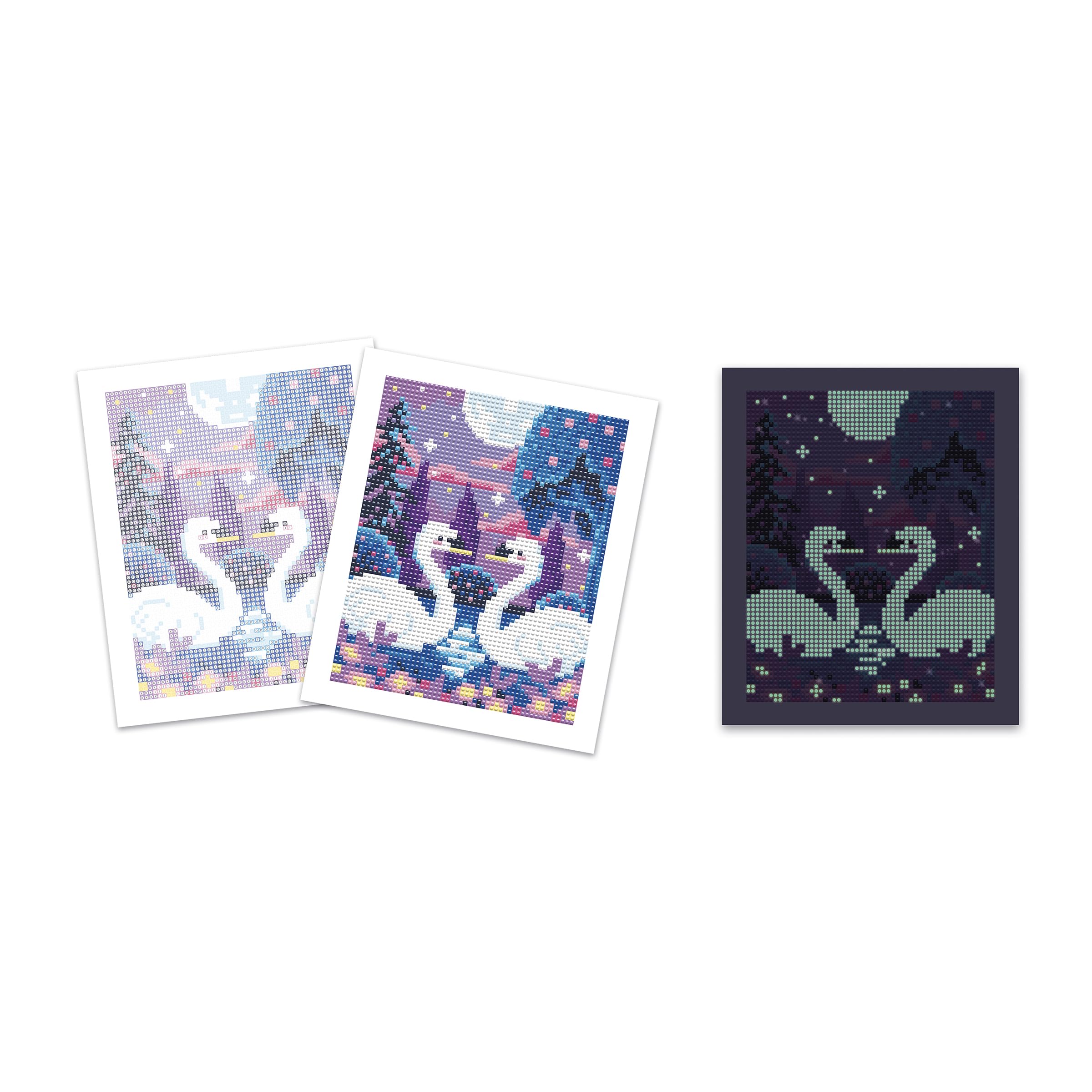 janod-kit-peinture-diamant-phosphorescente-cygnes-tableau-3900-strass-d-s-8-ans image 3