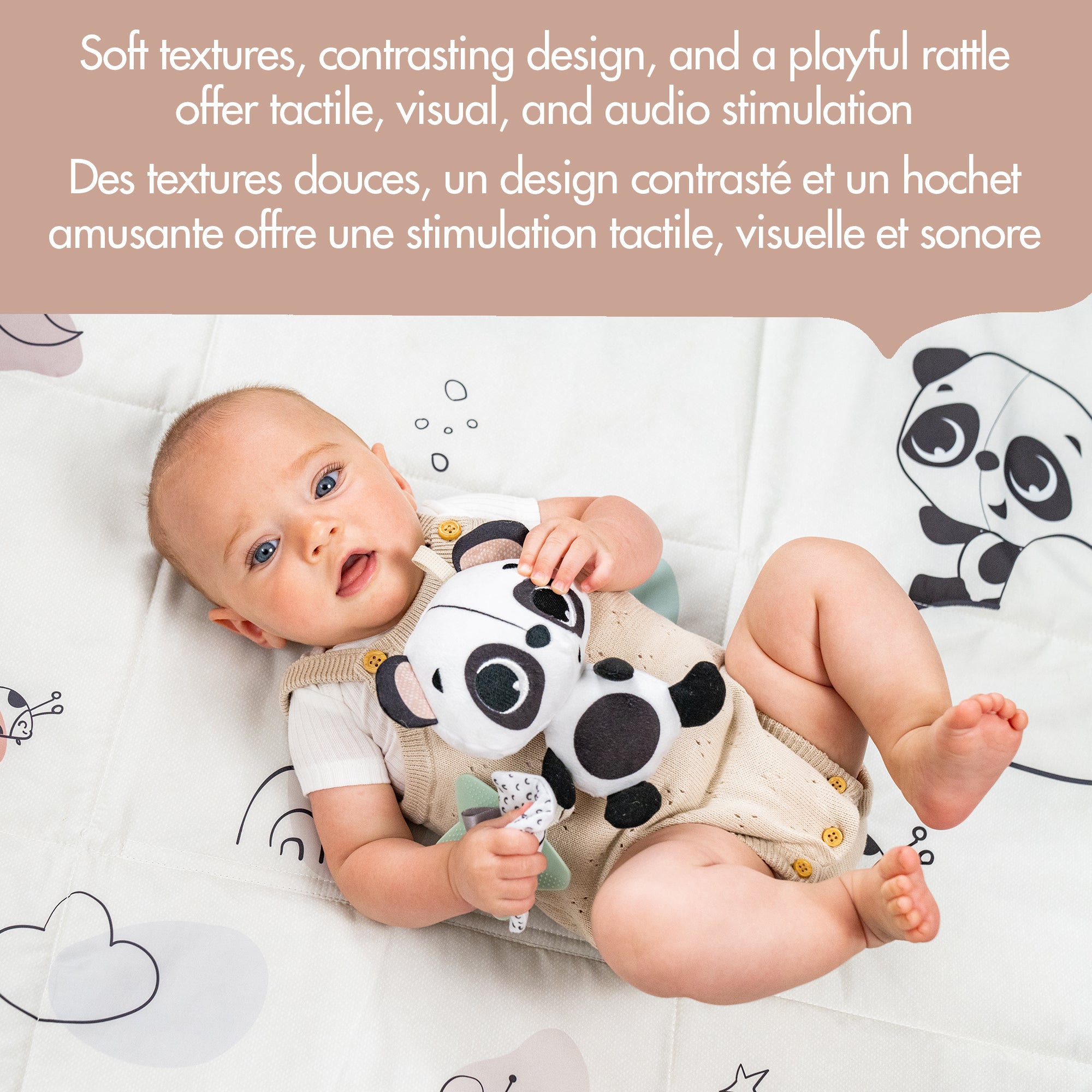 tiny-love-black-white-d-cor-hochet-panda-elizabeth-emporter-b-b image 2