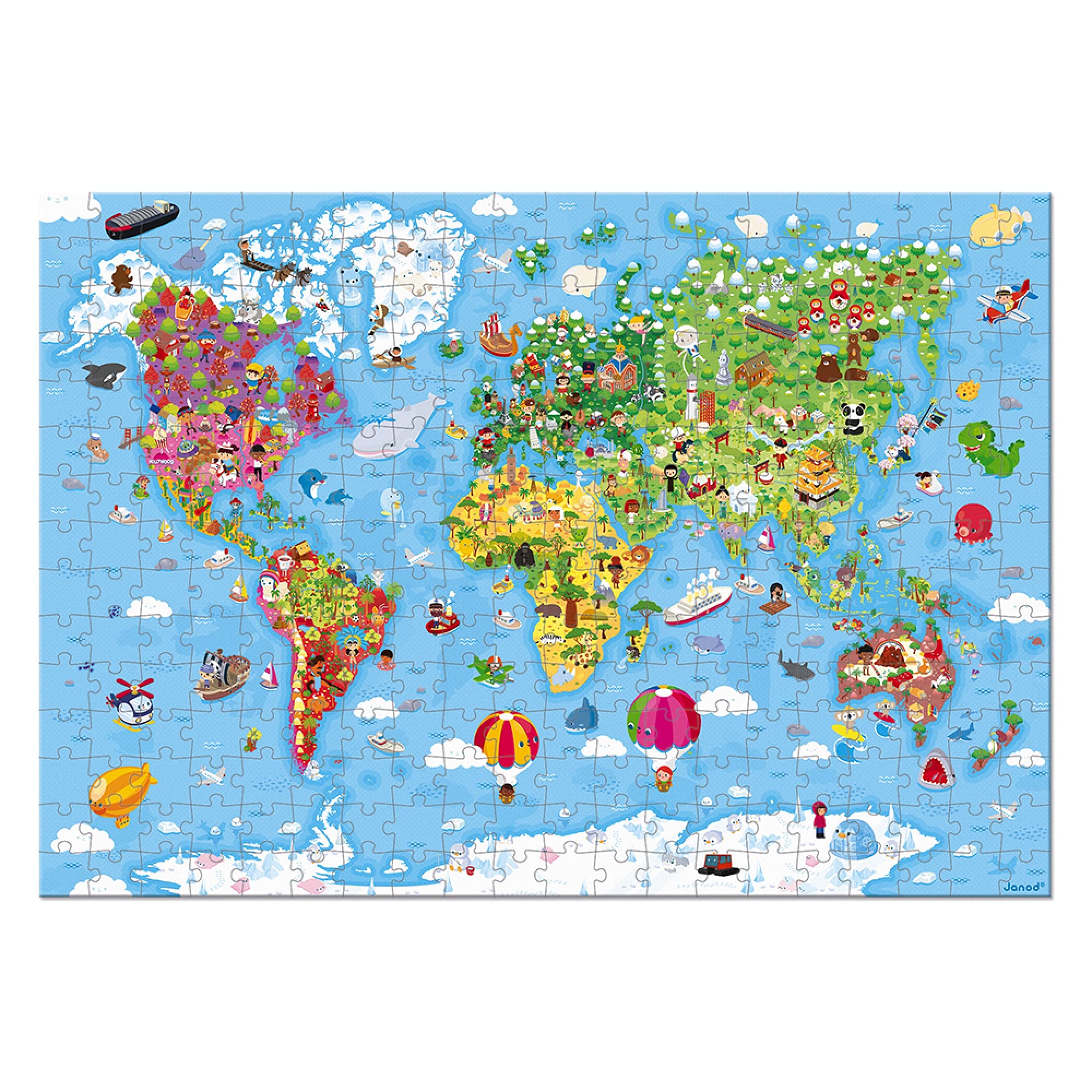 janod-puzzle-g-ant-monde-300-pi-ces-99x69-cm-fabriqu-en-france image 4