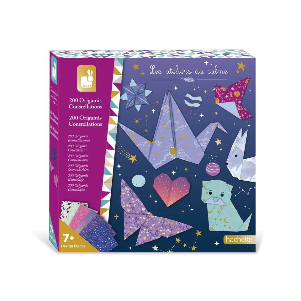 janod-j09167-kit-origami-enfants-constellations-200-feuilles-15-mod-les-d-s-7-an image 1