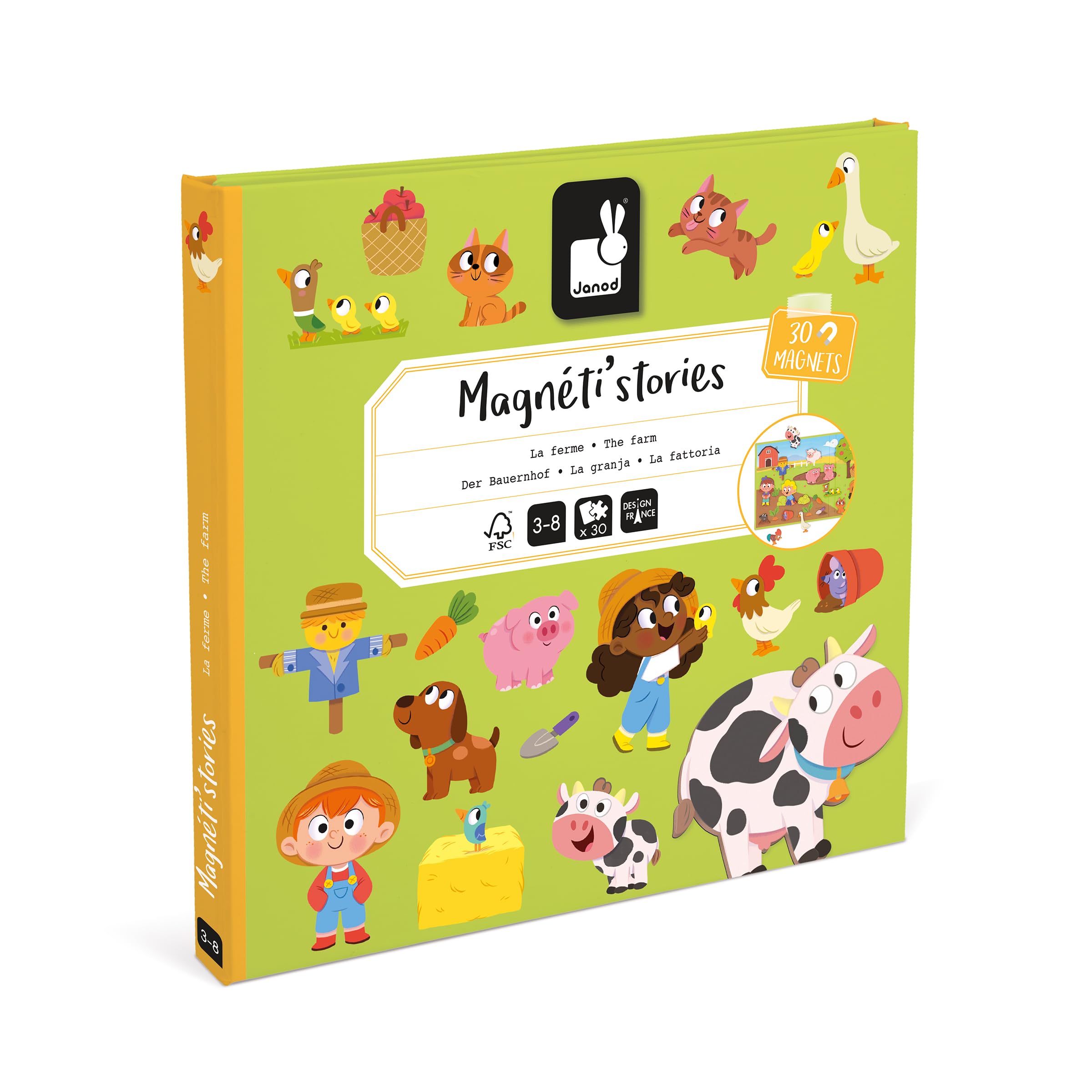 janod-magn-ti-stories-la-ferme-jeu-magn-tique-30-aimants-d-s-3-ans image 2