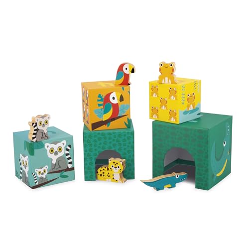 janod-ma-premi-re-pyramide-animaux-tropicaux-jouet-d-veil-5-cubes-empiler-5-anim image 8